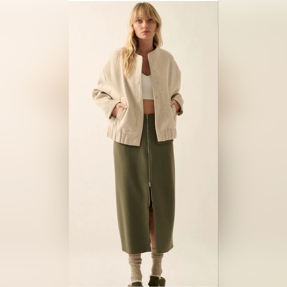NWT Promesa Woven Bomber Jacket